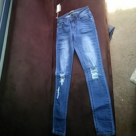 Blue ripped jeans - Picture 1 of 1